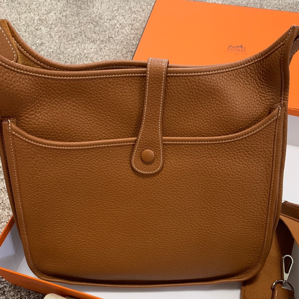 ♥️SOLD♥️Hermes Evelyne 3 GM Taurillon Clemence - Picture 3 of 8
